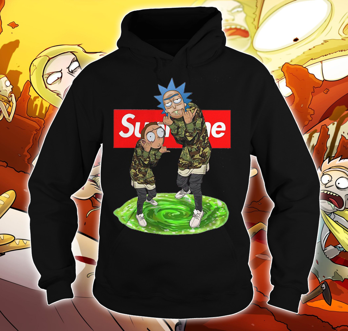 primitive x rick and morty hoodie