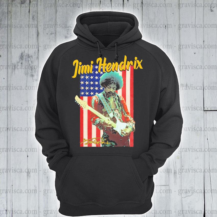 Jimi hendrix outlet american flag shirt