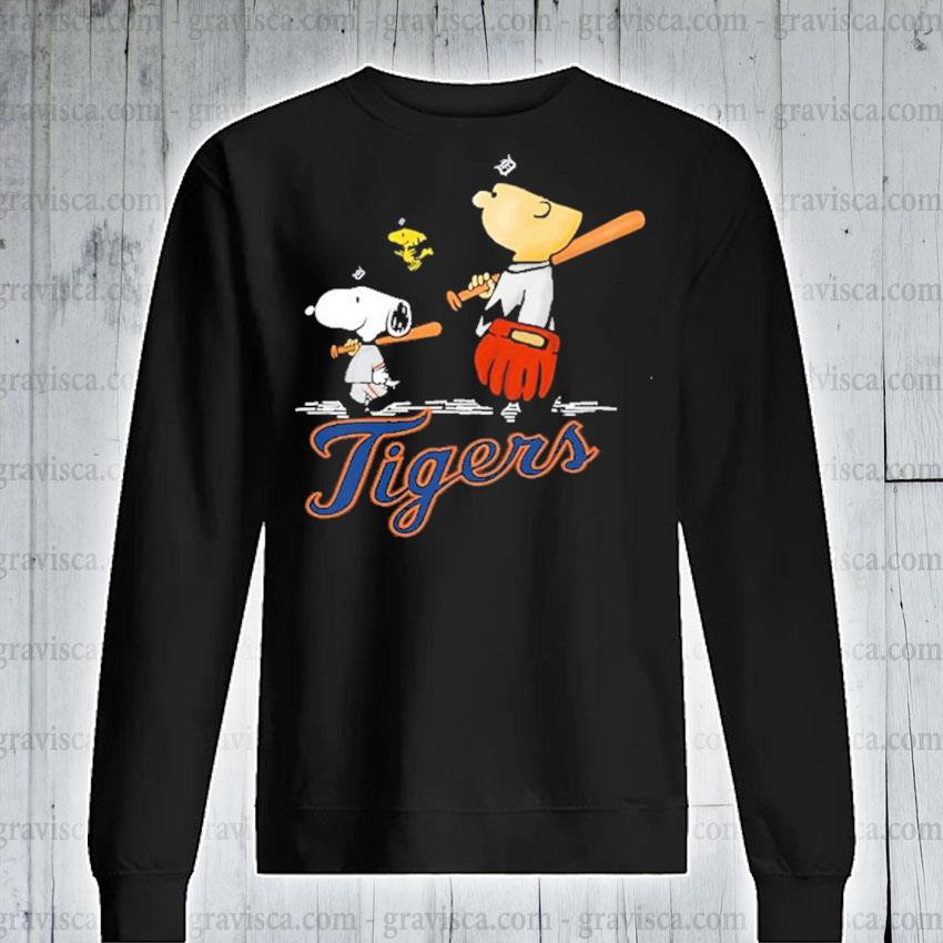 Detroit Tigers Snoopy And Woodstock Resting Together MLB Shirt -  High-Quality Printed Brand