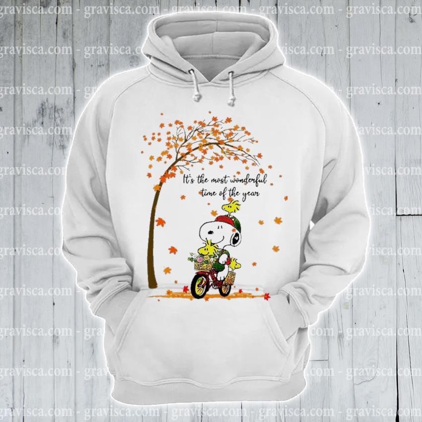 Snoopy On Bike St Louis Cardinals It's The Most Wonderful Time Of The Years  Shirt, hoodie, sweater, long sleeve and tank top