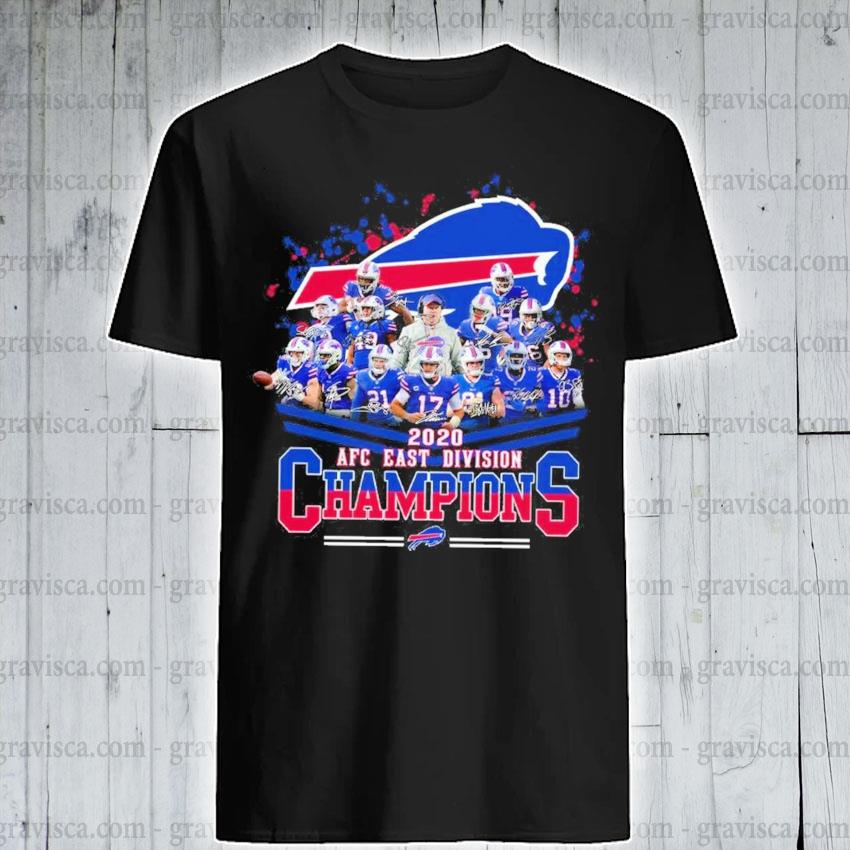 Buy Buffalo Bills AFC east division CHampion 2020 signature shirt For Free  Shipping CUSTOM XMAS PRODUCT COMPANY