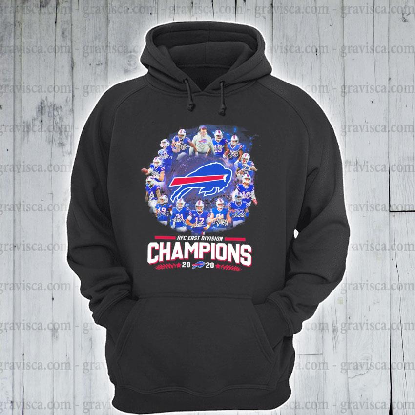 Funny Buffalo Bills AFC East division Champions 2021 2022 signatures shirt,  hoodie, sweater, long sleeve and tank top