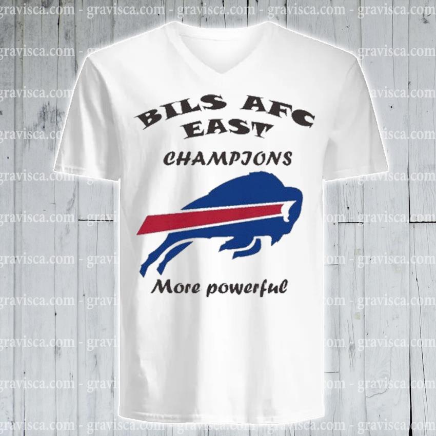 Distressed BILLS 2020 AFC EAST CHAMPS White Helmet from TeePublic