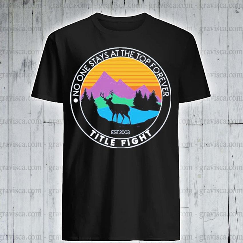 title fight deer shirt