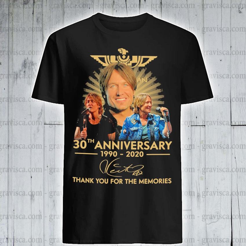 Keith Urban 30th anniversary 1990 2020 signatures thank you for the ...