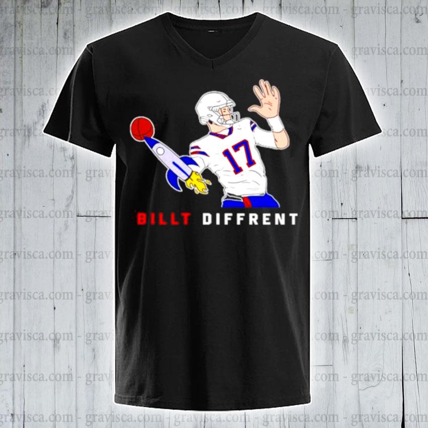 Josh Allen Tshirt Buffalo Bills Number Shirt 17 - Bugaloo Boutique